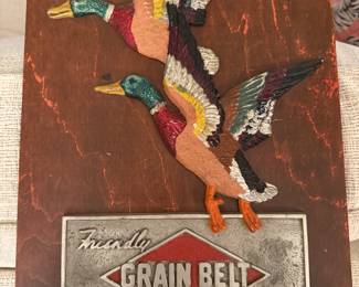 Grain Belt Beer Plaque
