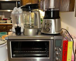 Breville oven/air fryer new, Cuisinart blender/food processor