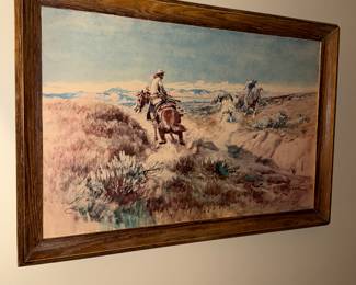 When Cows Were Wild By Charles Marion Russell