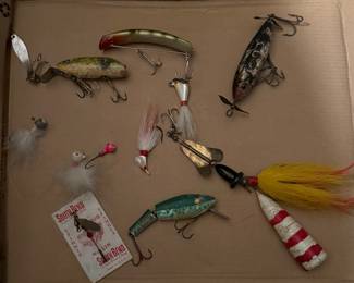 Vintage fishing lures