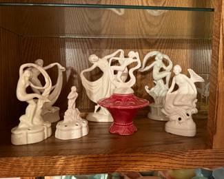 Ceramic flower frogs