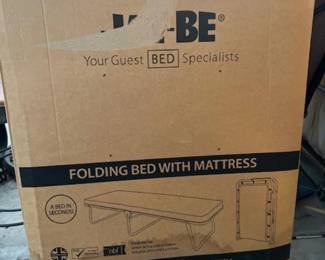 Folding bed with mattres