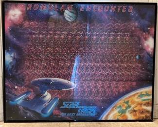 Star Trek Romulan Encounter Magic Eye 1993 Stereogram