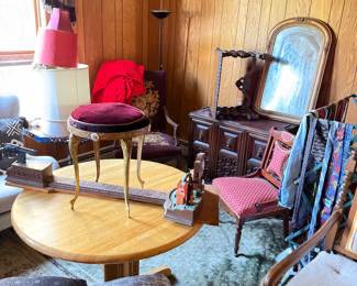 Furniture, ties, chairs