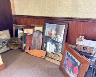 Paintings, photographs, whale