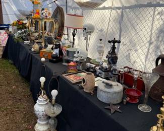 Lighting, brass candle holders