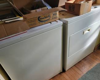 Washer and Dryer 