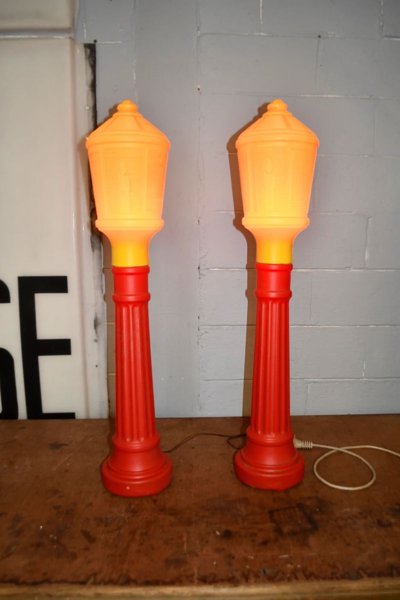 Blow Mold Street Lamps