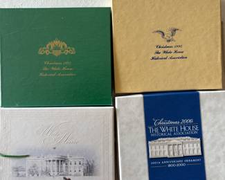 White House Christmas ornaments