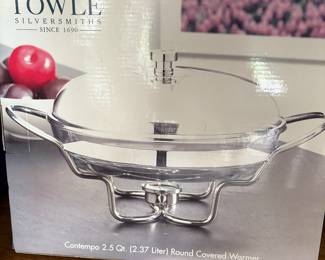 Towle covered warmer