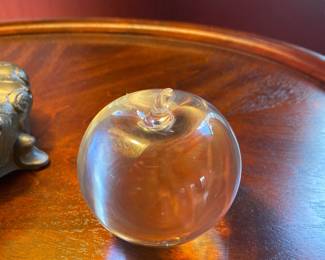 Tiffany crystal apple