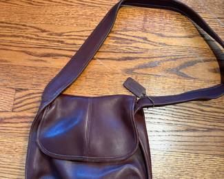 Vintage leather Coach purse