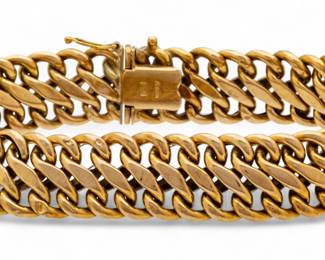 Lot 15
14K Yellow Gold Hinged Bracelet L 7" 17 g