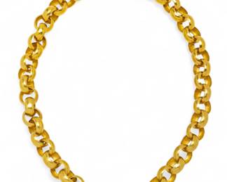 Lot 7
Elizabeth Locke (American, Est. 1988) 19K Yellow Gold Necklace with Toggle L 19" 99 g 1 PC