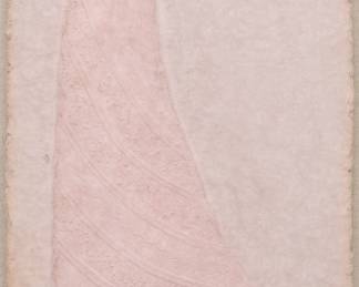 Lot 4006
Acoma, Relief Embossed Paper, 'Terra Madre', H 36" W 19" Frame Size: H 42.25" W 25.5" Depth 3"