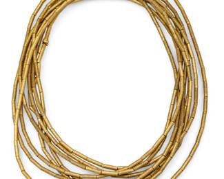 Lot 23
750 Gold Tube Necklace L 112" 70 g 1 PC