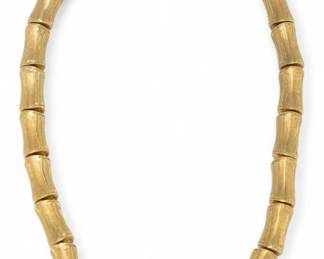 Lot 10
18k Yellow Gold (Italy) Tube Necklace L 18" 84 g