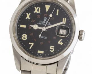 Lot 3
Tudor Oysterdate Stainless Steel Men's Watch, Ca. 1978, Dia. 37.5mm