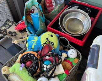 Dog toys and supplies