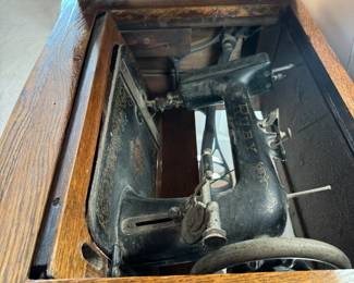 Antique Ruby Sewing Machine