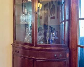 Antique corner cabinet