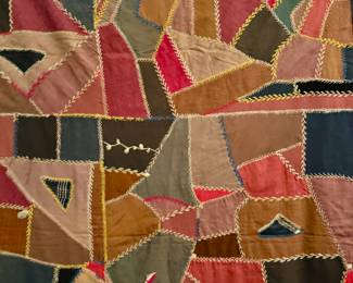 Antique crazy quilt