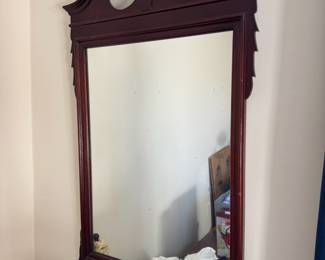 Wood mirror