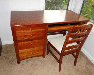 Desk with chair