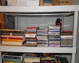 CDs, DVDs, Books
