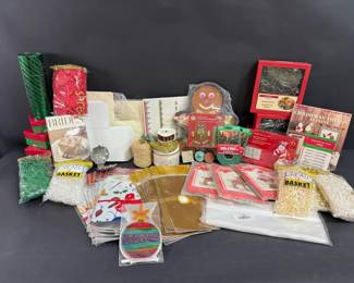 Holiday Crafting and Gift Wrapping Supply Collection