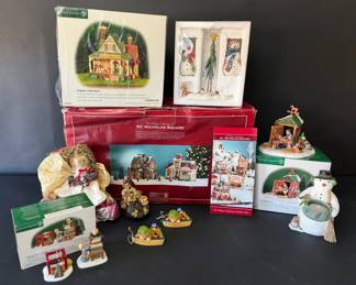 Dept 56 St. Nicholas Square Christmas Village Figurines  Ornaments 