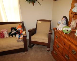 Antique Mission Oak Rocker