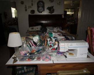 Sewing Machine and sewing supplies