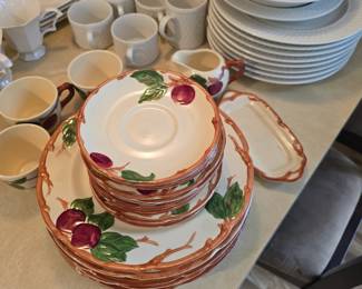 Franciscan Apple Dishes