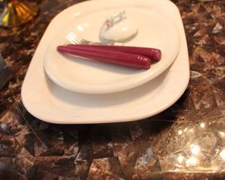 Serving Dishes, Candles