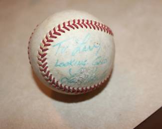 Lou Brock Signed Baseball