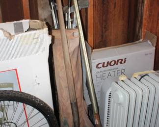 Cuori Heater and Gulf Clubs and Shovel