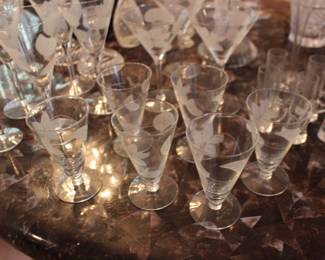 Etched Stemware by McBride