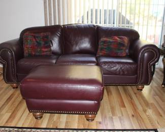 Loves Seat Sofa and Ottoman