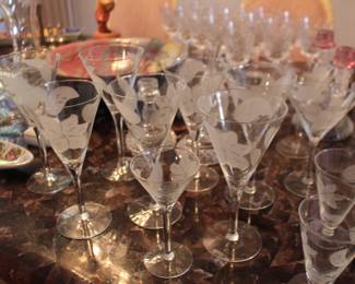 Etched Stemware by McBride