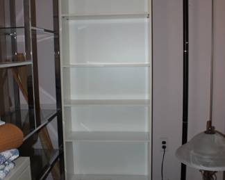 Book Shelves, Floor Lamp