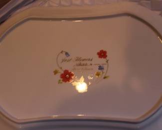 Just Flowers by Mikasa Platter