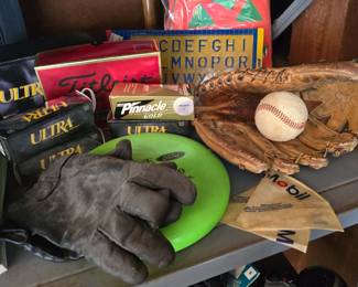 Baseball and gulf balls