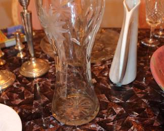 Etched Vase