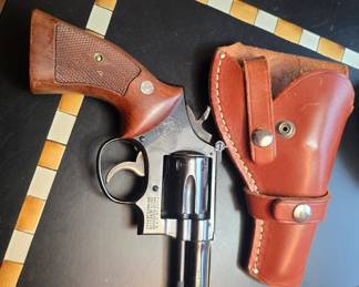 Smith and Wesson 22 Revolver-There is a stipulation with these 2 guns, stop by or contact us for the specifics thank you.