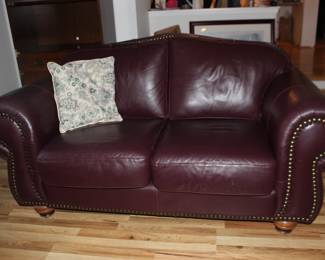 Leather LoveSeat