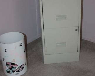 File Cabinets and Basket