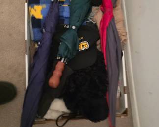 Umbrellas, Scarfs, More