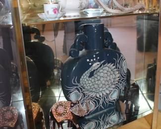 Vase with Peacock Motif