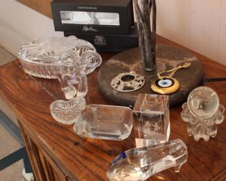 Ola Casini, Covered Glass Dish, Glass Ram, Glass Shoes, More